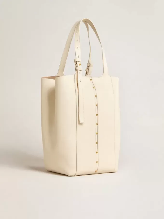 24/7 Bag North South i smörfärgat läder med justerbara handtag