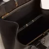 24/7 Bag North South i svart läder med justerbara handtag