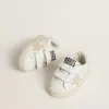Baby School i nappa med rosa blommotiv och beige mockastjärna Baby School i nappa med rosa blommotiv och beige mockastjärna