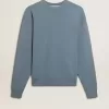 Babyblå tröja med omvänd logotyp på baksidan – Jersey Capsule Babyblå tröja med omvänd logotyp på baksidan – Jersey Capsule