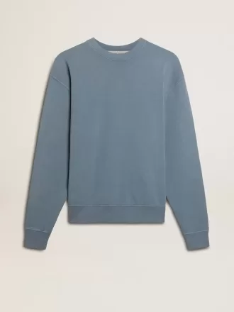 Babyblå tröja med omvänd logotyp på baksidan – Jersey Capsule