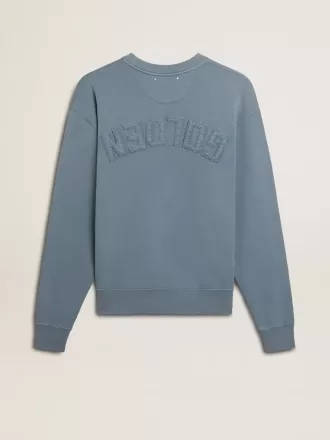 Babyblå tröja med omvänd logotyp på baksidan – Jersey Capsule