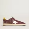 Ball Star för herr i chokladbrunt nubuck med läderstjärna och hälflik Ball Star för herr i chokladbrunt nubuck med läderstjärna och hälflik