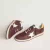 Ball Star för herr i chokladbrunt nubuck med läderstjärna och hälflik Ball Star för herr i chokladbrunt nubuck med läderstjärna och hälflik