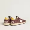 Ball Star för herr i chokladbrunt nubuck med läderstjärna och hälflik Ball Star för herr i chokladbrunt nubuck med läderstjärna och hälflik