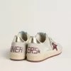 Ball Star för herr i nubuck med krokodilmönster och burgundyfärgad mockastjärna Ball Star för herr i nubuck med krokodilmönster och burgundyfärgad mockastjärna