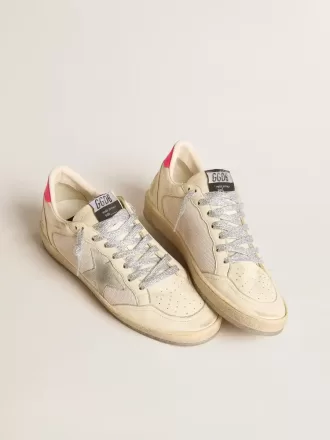 Ball Star LTD för damer i nappaläder och mesh med stjärna i mocka och läderflik på hälen