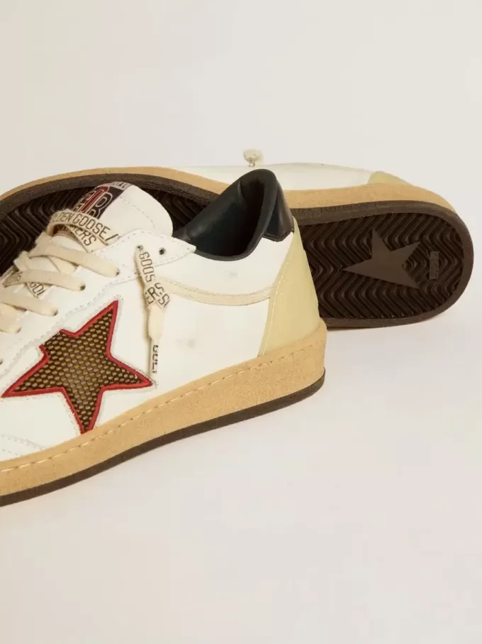 Ball Star LTD för damer med meshstjärna och midnattsblå läderflik på hälen Ball Star LTD för damer med meshstjärna och midnattsblå läderflik på hälen