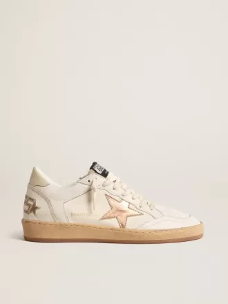 Ball Star LTD i canvas och nappa med stjärna i bronsmetalliskt läder