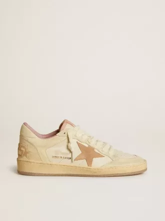 Ball Star LTD i läder och mocka med mocka-stjärna och hälflik