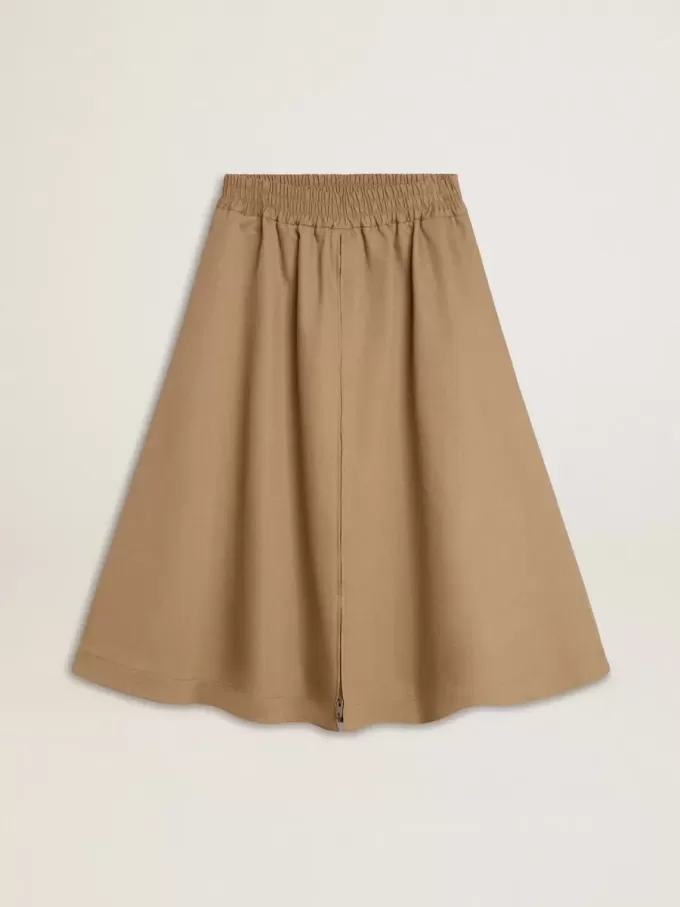 Beige cirkelkjol för dam Beige cirkelkjol för dam