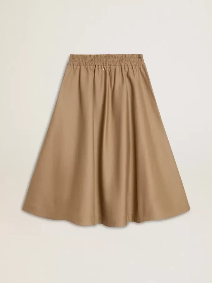 Beige cirkelkjol för dam Beige cirkelkjol för dam