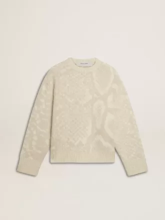 Beige CNY-tröja med mönster för damer