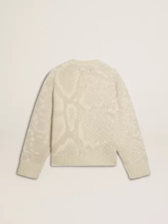 Beige CNY-tröja med mönster för damer