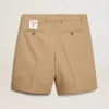 Bermudashorts för herr i beige bomull