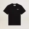Black Star Collection T-shirt med kontrasterande vit logotyp och stjärna
