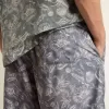 Boxershorts för herr med ljusblått och vitt marintryck