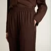 Bruna joggingbyxor för dam