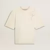 CNY sliten vit T-shirt med avslappnad passform CNY sliten vit T-shirt med avslappnad passform