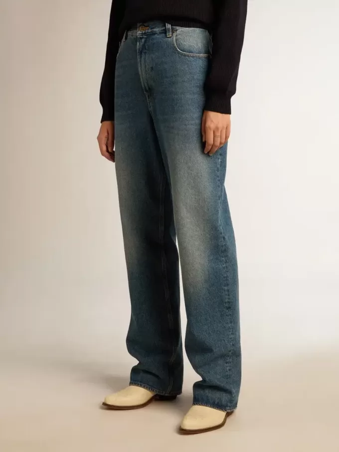 Damjeans med medium tvätt