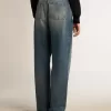 Damjeans med medium tvätt