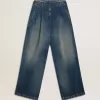Damjeans med vid ben och medium tvätt CNY Damjeans med vid ben och medium tvätt CNY