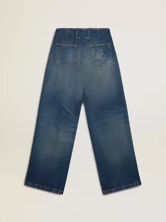 Damjeans med vid ben och medium tvätt CNY Damjeans med vid ben och medium tvätt CNY