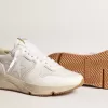 Damskor Running Sole i mesh och vitt nappa Damskor Running Sole i mesh och vitt nappa