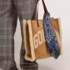 Denimblå Golden Collection-halsduk med paisleymönster