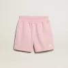 Flickor shorts i rosa med vit stjärna