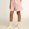 Flickor shorts i rosa med vit stjärna