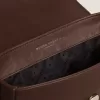 Francis Bag för damer, liten, i mörkbrunt läder Francis Bag för damer, liten, i mörkbrunt läder
