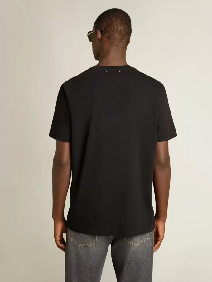 Golden Collection slitna T-shirt i vintage svart Golden Collection slitna T-shirt i vintage svart