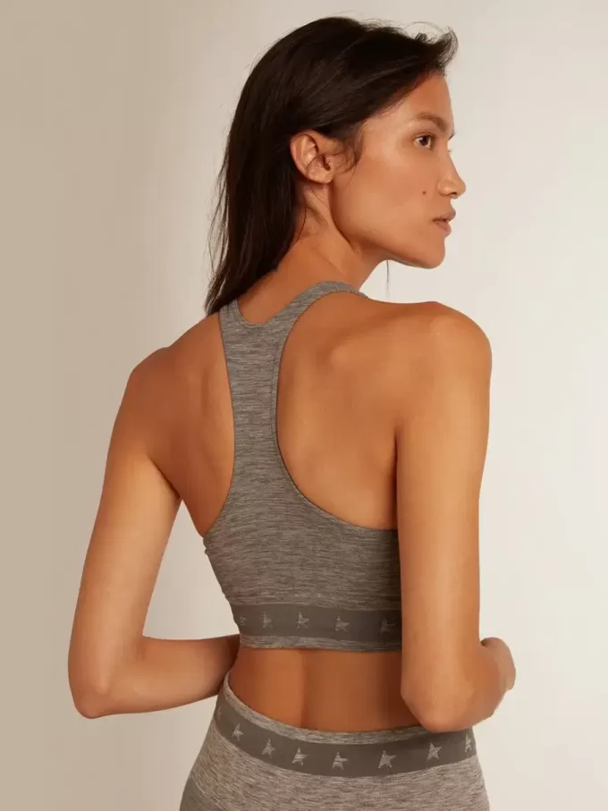 Grå melerad sporttop Grå melerad sporttop