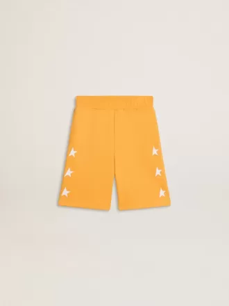 Gul mustardfärgade shorts för pojkar