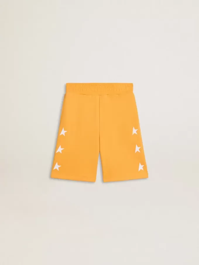 Gul mustardfärgade shorts för pojkar Gul mustardfärgade shorts för pojkar