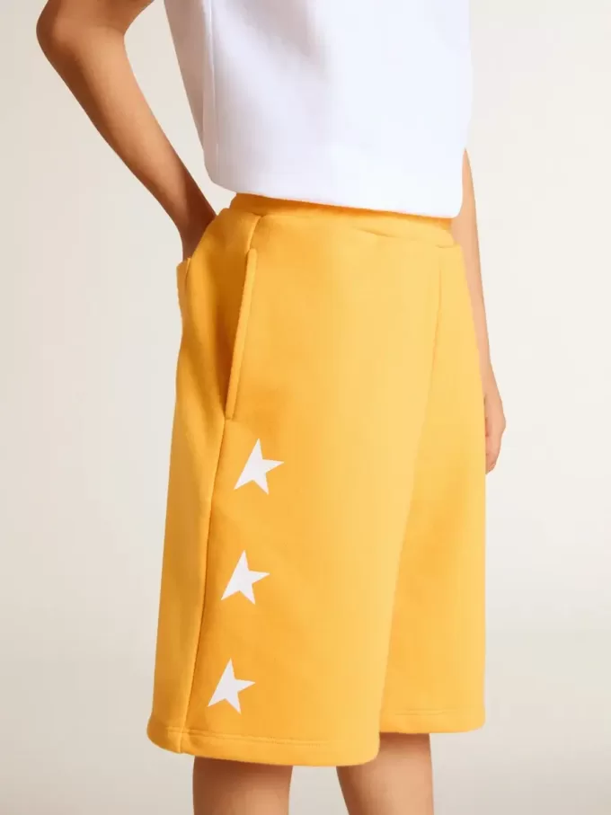 Gul mustardfärgade shorts för pojkar Gul mustardfärgade shorts för pojkar