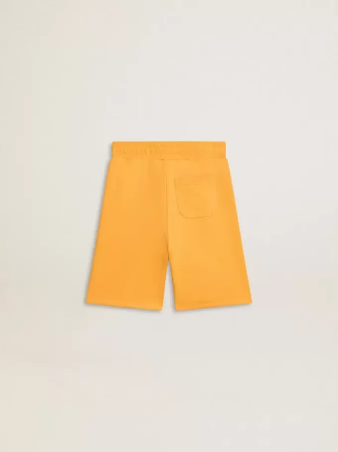 Gul mustardfärgade shorts för pojkar Gul mustardfärgade shorts för pojkar