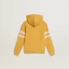 Gul sweatshirt för barn med vintage-tryck