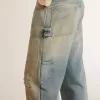 Herrjeans i slitna sandtvättad stil Herrjeans i slitna sandtvättad stil