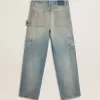 Herrjeans i slitna sandtvättad stil Herrjeans i slitna sandtvättad stil