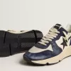 Herrskor Running Sole i svart och beige nappa med svart stjärna och hälflik Herrskor Running Sole i svart och beige nappa med svart stjärna och hälflik