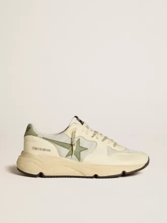 Herrskor Running Sole LTD i nylon och nappa med nubuckstjärna och hälflik