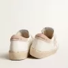 Hi Star LTD för damer med stjärna i gammalt rosa mocka och hälflik med pärlor Hi Star LTD för damer med stjärna i gammalt rosa mocka och hälflik med pärlor