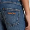 Jeans för pojkar med rå kant och broderi Jeans för pojkar med rå kant och broderi