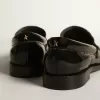 Jerry loafer i svart lackläder