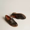 Jerry loafers för damer i svart läder