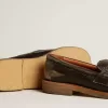 Jerry loafers för damer i svart läder