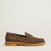 Jerry loafers för herr i duvgrå mocka Jerry loafers för herr i duvgrå mocka