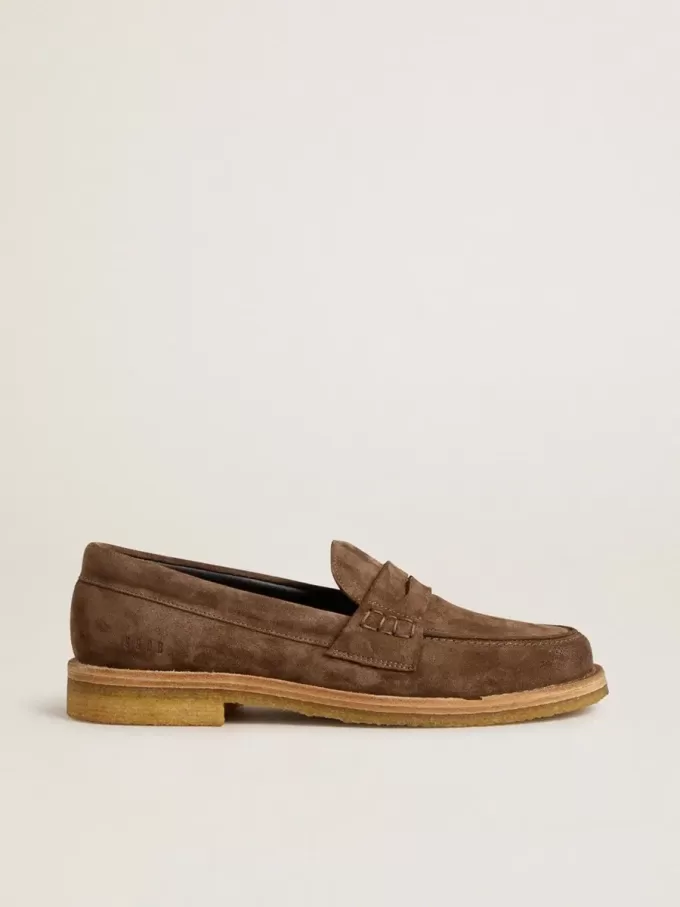 Jerry loafers för herr i duvgrå mocka Jerry loafers för herr i duvgrå mocka